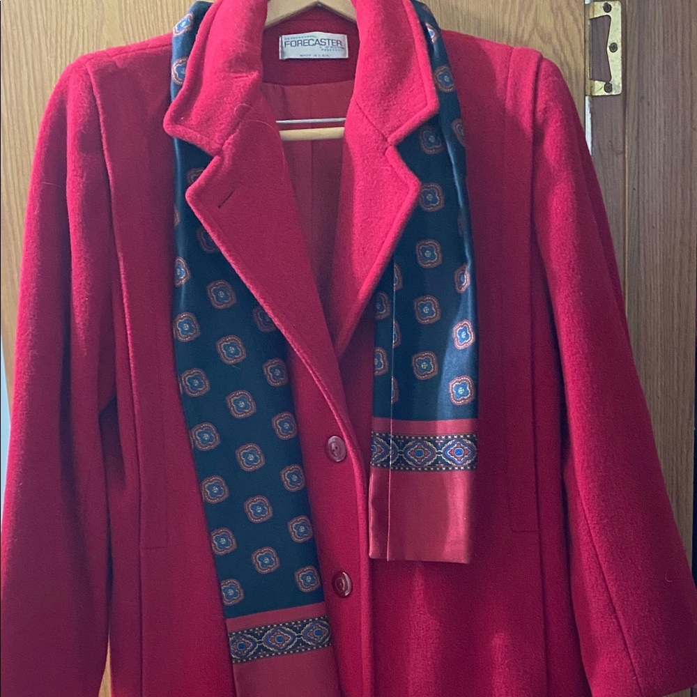 Ladies long wool coat. size Large